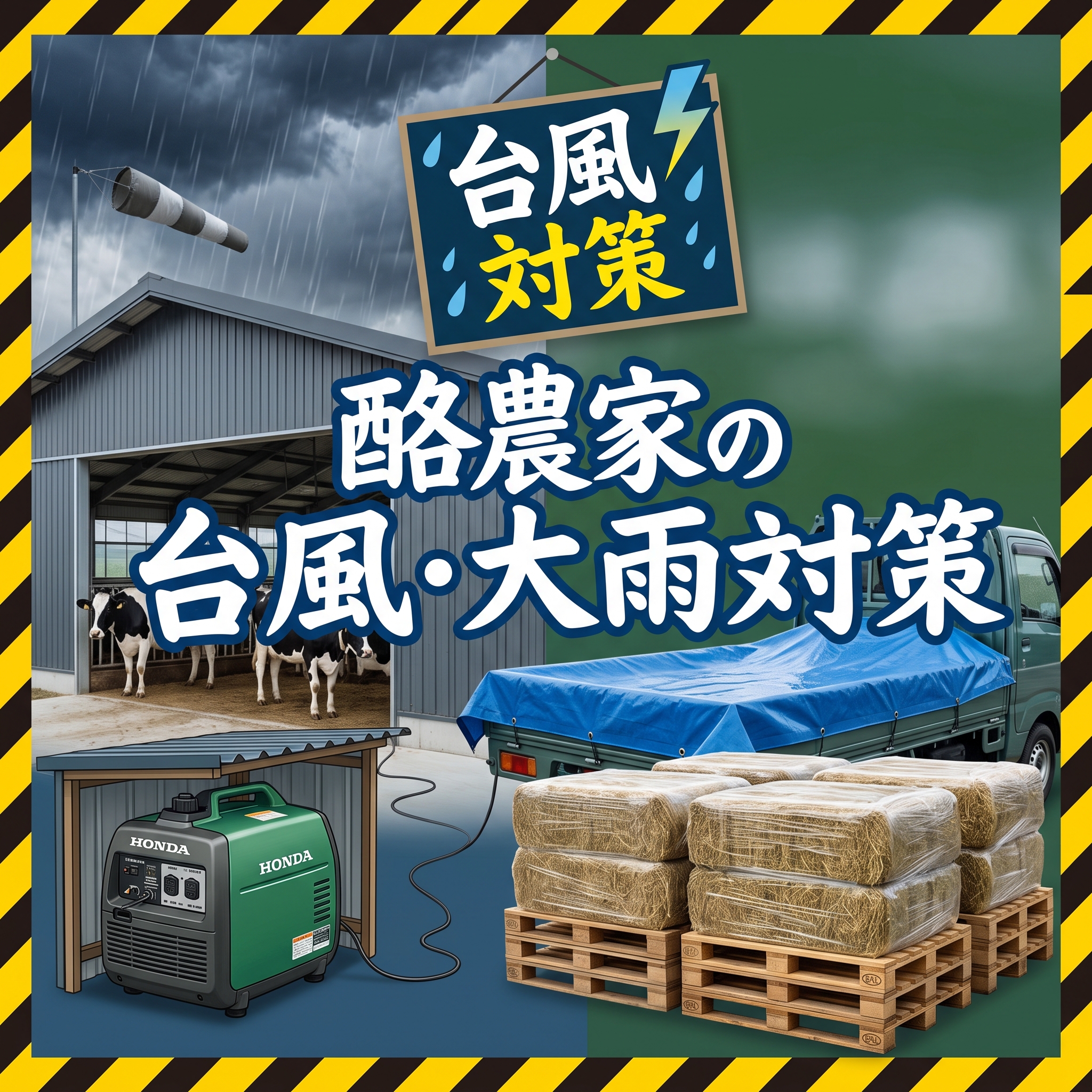 大雨・台風への備え